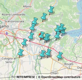 Mappa Località Rovera, 24064 Grumello del Monte BG, Italia (6.18353)