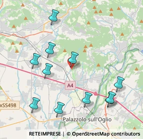 Mappa Località Rovera, 24064 Grumello del Monte BG, Italia (4.41545)