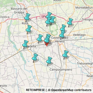 Mappa Via Strozzi, 35018 San Martino di Lupari PD, Italia (6.964)