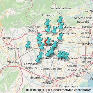 Mappa Via Strozzi, 35018 San Martino di Lupari PD, Italia (10.57)
