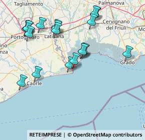 Mappa Via Punta Tagliamento, 33054 Lignano Sabbiadoro UD, Italia (16.998)