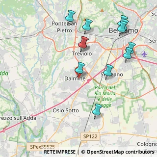 Mappa Via Cinquantenario, 24044 Dalmine BG, Italia (4.60833)