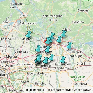 Mappa Via Cinquantenario, 24044 Dalmine BG, Italia (12.168)