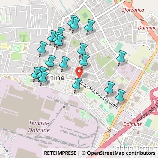 Mappa Via Cinquantenario, 24044 Dalmine BG, Italia (0.4925)
