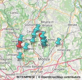 Mappa Vicolo III del Partigiano, 20845 Sovico MB, Italia (5.51692)