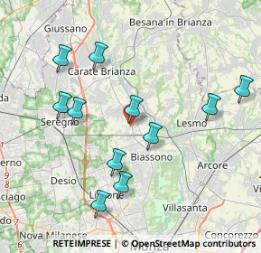 Mappa Vicolo III del Partigiano, 20845 Sovico MB, Italia (4.38417)