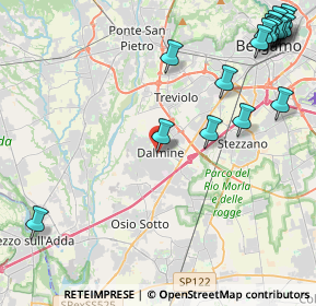 Mappa Piazza Caduti 6 Luglio, 24044 Dalmine BG, Italia (6.16263)