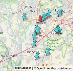 Mappa Viale G. Marconi, 24044 Verdellino BG, Italia (3.386)