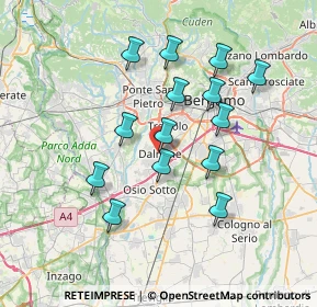Mappa 24044 Verdellino BG, Italia (6.51857)