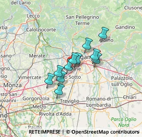 Mappa Viale G. Marconi, 24044 Verdellino BG, Italia (8.80909)