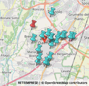 Mappa Piazza Caduti 6 Luglio, 24044 Dalmine BG, Italia (1.396)