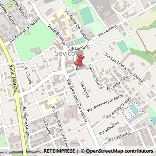 Mappa Via Armando Diaz, 2, 20845 Sovico, Monza e Brianza (Lombardia)