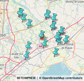 Mappa Via Olimpia, 31050 Monastier di Treviso TV, Italia (7.10789)