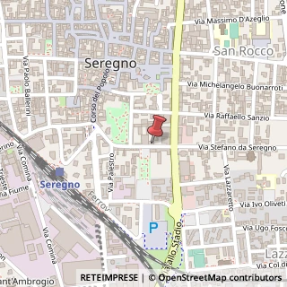 Mappa Via Stefano da Seregno, 19, 20831 Seregno, Monza e Brianza (Lombardia)