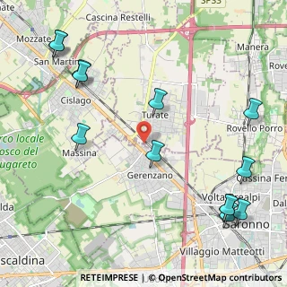 Mappa Via Beato Angelico, 21040 Gerenzano VA, Italia (2.80308)