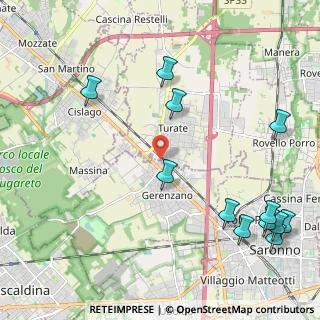 Mappa Via Beato Angelico, 21040 Gerenzano VA, Italia (2.77917)