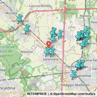 Mappa Via Beato Angelico, 21040 Gerenzano VA, Italia (2.393)