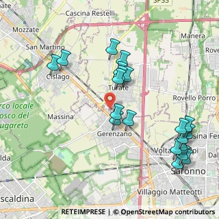Mappa Via Beato Angelico, 21040 Gerenzano VA, Italia (2.2285)