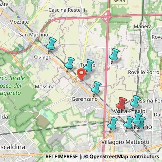 Mappa Via Beato Angelico, 21040 Gerenzano VA, Italia (2.43182)