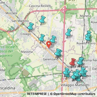 Mappa Via Beato Angelico, 21040 Gerenzano VA, Italia (2.7075)