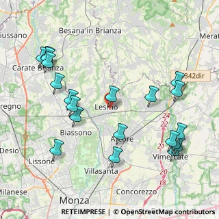 Mappa Via Vincenzo Monti, 20855 Lesmo MB, Italia (4.7715)