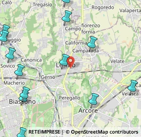 Mappa Via Vincenzo Monti, 20855 Lesmo MB, Italia (3.04923)