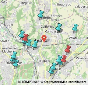 Mappa Via Vincenzo Monti, 20855 Lesmo MB, Italia (2.31056)