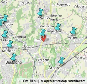 Mappa Via Vincenzo Monti, 20855 Lesmo MB, Italia (2.90364)