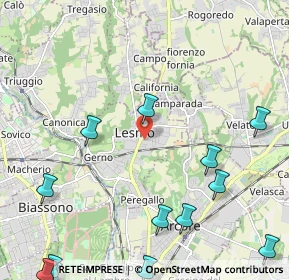 Mappa Via Vincenzo Monti, 20855 Lesmo MB, Italia (3.14077)