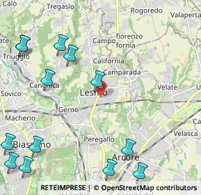 Mappa Via Vincenzo Monti, 20855 Lesmo MB, Italia (3.05154)