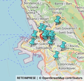 Mappa 34131 Trieste TS, Italia (1.04214)