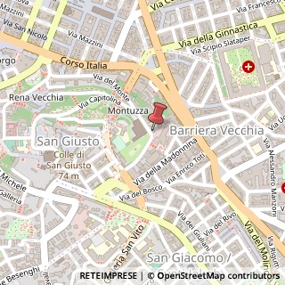 Mappa Via Capitolina, 2, 34131 Trieste, Trieste (Friuli-Venezia Giulia)