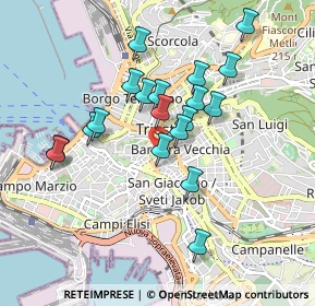 Mappa 34131 Trieste TS, Italia (0.80158)