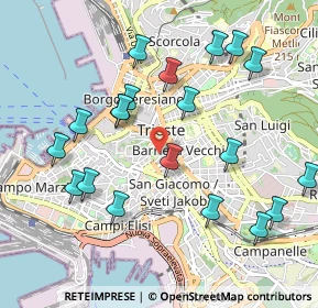Mappa 34131 Trieste TS, Italia (1.0595)