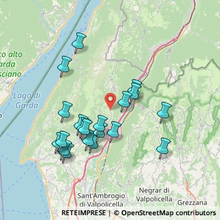 Mappa Via Centro, 37020 Ferrara di Monte Baldo VR, Italia (7.4165)