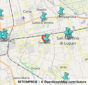 Mappa Via Roma, 35019 Tombolo PD, Italia (2.97182)