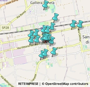 Mappa Via Roma, 35019 Tombolo PD, Italia (0.571)