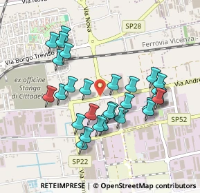 Mappa Via dell'Olmo, 35013 Cittadella PD, Italia (0.43103)