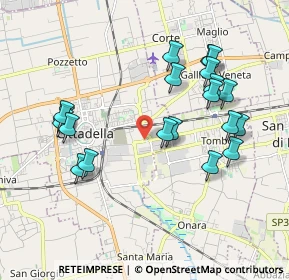 Mappa Via dell'Olmo, 35013 Cittadella PD, Italia (1.9725)