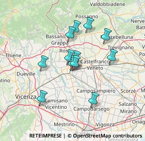 Mappa Via dell'Olmo, 35013 Cittadella PD, Italia (11.24083)