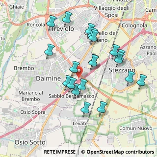 Mappa Raccordo Stradale, 24044 Dalmine BG, Italia (1.8555)