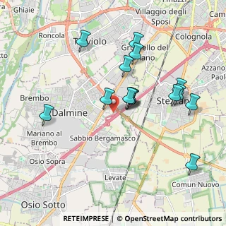 Mappa Via Piemonte, 24044 Dalmine BG, Italia (1.80333)