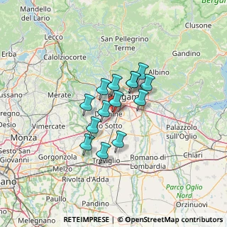 Mappa Via Piemonte, 24044 Dalmine BG, Italia (8.79429)