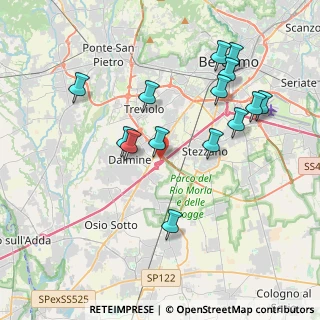 Mappa Via Piemonte, 24044 Dalmine BG, Italia (3.90571)