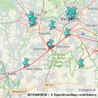 Mappa Via Piemonte, 24044 Dalmine BG, Italia (4.99917)