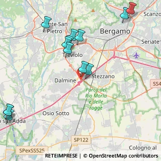 Mappa Via Piemonte, 24044 Dalmine BG, Italia (5.20538)