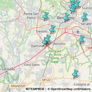 Mappa Raccordo Stradale, 24044 Dalmine BG, Italia (5.74333)