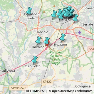 Mappa Via Piemonte, 24044 Dalmine BG, Italia (5.3745)