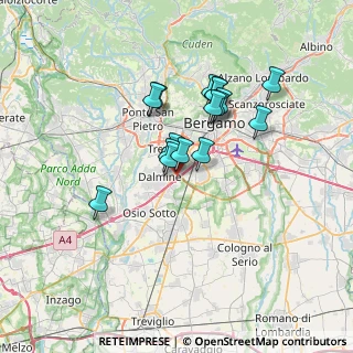 Mappa Via Piemonte, 24044 Dalmine BG, Italia (5.43063)