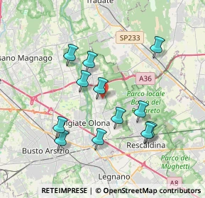 Mappa Via Caravaggio, 21055 Gorla Minore VA, Italia (3.47833)